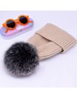 2019 nowy czapka zimowa luksusowa jakość Fox czapki z futrzanym pomponem beanie wysokiej jakości dziewczyny kobiety bonnet czapk