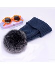 2019 nowy czapka zimowa luksusowa jakość Fox czapki z futrzanym pomponem beanie wysokiej jakości dziewczyny kobiety bonnet czapk