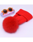 2019 nowy czapka zimowa luksusowa jakość Fox czapki z futrzanym pomponem beanie wysokiej jakości dziewczyny kobiety bonnet czapk