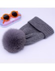 2019 nowy czapka zimowa luksusowa jakość Fox czapki z futrzanym pomponem beanie wysokiej jakości dziewczyny kobiety bonnet czapk