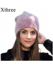 Xthree nowe proste futra królika czapka typu beanie dla kobiet czapka zimowa dla dzieci Skullies Warm Gravity Falls czapka Gorro