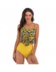2020 Sexy wysokiej talii strój kąpielowy Bikini kobiety strój kąpielowy z falbanką Vintage Bikini w stylu Retro Plus Size kostiu