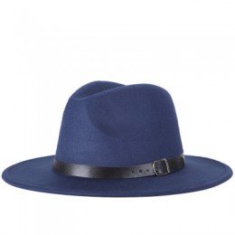 Darmowa wysyłka 2019 nowych moda mężczyzna fedoras moda damska jazzowy kapelusz lato wiosna czarny z wełny cap odkryty codzienny