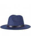 Darmowa wysyłka 2019 nowych moda mężczyzna fedoras moda damska jazzowy kapelusz lato wiosna czarny z wełny cap odkryty codzienny