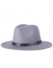 Darmowa wysyłka 2019 nowych moda mężczyzna fedoras moda damska jazzowy kapelusz lato wiosna czarny z wełny cap odkryty codzienny