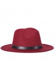 Darmowa wysyłka 2019 nowych moda mężczyzna fedoras moda damska jazzowy kapelusz lato wiosna czarny z wełny cap odkryty codzienny