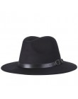Darmowa wysyłka 2019 nowych moda mężczyzna fedoras moda damska jazzowy kapelusz lato wiosna czarny z wełny cap odkryty codzienny