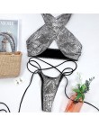 In-x Sexy golden bikini 2020 mujer błyszczący kostium kąpielowy damski wąż bikini set nieregularne stroje kąpielowe damskie kost