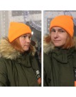 2019 czapki zimowe dla kobiet nowe czapki z dzianiny fluorescencyjny kapelusz dziewczyny jesień kobieta czapka czapki cieplej Bo