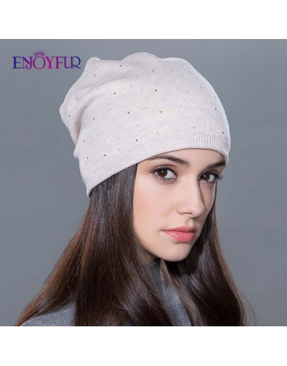 Damski czapka zimowa z dzianiny wełniane czapki moda damska skullies casual narty terenowe czapki grube ciepłe czapki dla kobiet