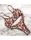 13 kolory 2020 Sexy Leopard Bikini kobiety stroje kąpielowe damski strój kąpielowy dwuczęściowy zestaw Bikini brazylijski kąpiel