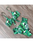 RUUHEE strój kąpielowy bikini kobiety strój kąpielowy 2019 bikini wysokie w talii Push Up węzeł z przodu strój kąpielowy kobiety
