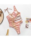 In-x Sexy golden bikini 2020 mujer błyszczący kostium kąpielowy damski wąż bikini set nieregularne stroje kąpielowe damskie kost