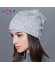 Damski czapka zimowa z dzianiny wełniane czapki moda damska skullies casual narty terenowe czapki grube ciepłe czapki dla kobiet