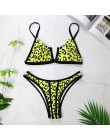 Sexy Bandeau Bikini 2020 nowy V Neck Bikini stroje kąpielowe Push Up stroje kąpielowe kobiet brazylijski Bikini Set kostiumy kąp