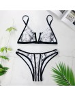 Sexy Bandeau Bikini 2020 nowy V Neck Bikini stroje kąpielowe Push Up stroje kąpielowe kobiet brazylijski Bikini Set kostiumy kąp