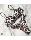 13 kolory 2020 Sexy Leopard Bikini kobiety stroje kąpielowe damski strój kąpielowy dwuczęściowy zestaw Bikini brazylijski kąpiel