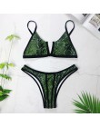 Sexy Bandeau Bikini 2020 nowy V Neck Bikini stroje kąpielowe Push Up stroje kąpielowe kobiet brazylijski Bikini Set kostiumy kąp