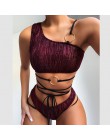 In-x Sexy golden bikini 2020 mujer błyszczący kostium kąpielowy damski wąż bikini set nieregularne stroje kąpielowe damskie kost