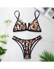 Sexy Bandeau Bikini 2020 nowy V Neck Bikini stroje kąpielowe Push Up stroje kąpielowe kobiet brazylijski Bikini Set kostiumy kąp