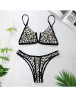 Sexy Bandeau Bikini 2020 nowy V Neck Bikini stroje kąpielowe Push Up stroje kąpielowe kobiet brazylijski Bikini Set kostiumy kąp