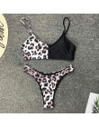 13 kolory 2020 Sexy Leopard Bikini kobiety stroje kąpielowe damski strój kąpielowy dwuczęściowy zestaw Bikini brazylijski kąpiel