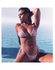 2020 nowe seksowne Bikini stroje kąpielowe kobiety strój kąpielowy Bikini z odkrytymi ramionami zestaw Flash niskiej talii strój