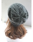 2019 zima kobiety dzianiny kapelusz Twist projekt czapka damska jesień ciepły czapka z czaszkami Bonnet Femme Gorros Mujer Invie