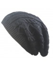 2019 zima kobiety dzianiny kapelusz Twist projekt czapka damska jesień ciepły czapka z czaszkami Bonnet Femme Gorros Mujer Invie