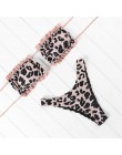 OMKAGI Bandeau Bikini 2020 strój kąpielowy kobiety stroje kąpielowe Biquinis Sexy Push Up pływanie strój kąpielowy kostiumy kąpi