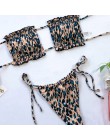 OMKAGI Bandeau Bikini 2020 strój kąpielowy kobiety stroje kąpielowe Biquinis Sexy Push Up pływanie strój kąpielowy kostiumy kąpi