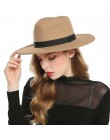 WELROG czarne czerwone kapelusze fedora dla kobiet imitacja wełny Fedoras Panama filcowy kapelusz zimowe męskie czapki jazzowe T