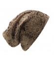 LOVINGSHA marka jesień i zima podwójnego zastosowania Vintage Design kapelusze dla pań cienkie Skullies i czapki kobiety szalik 