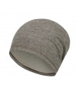 Zimna pogoda ciepłe czapki zimowe polarowe termiczne Slouchy Turban Skullies Cap Stretch moda Snowboard Hip Hop mężczyźni kobiet