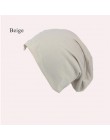 TRUENJOY lato kobiety mężczyźni czapka beanie Solid Color Hip-hop Snap Skullies cienka miękka czapka beanie Cap Bonnet Gorro 23 