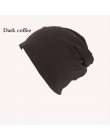 TRUENJOY lato kobiety mężczyźni czapka beanie Solid Color Hip-hop Snap Skullies cienka miękka czapka beanie Cap Bonnet Gorro 23 