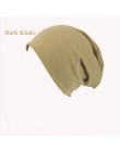 TRUENJOY lato kobiety mężczyźni czapka beanie Solid Color Hip-hop Snap Skullies cienka miękka czapka beanie Cap Bonnet Gorro 23 