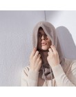 Sparsil Unisex dzianina kaszmirowa z kapturem kołnierz ortopedyczny czapka głowy sznurkiem gruba czapka mężczyźni i kobiety Soli