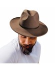 FURTALK kapelusz Fedora dla kobiet mężczyzn 100% włóczka australijska czuł szeroki kapelusz Vintage Jazz kapelusz Fedora para cz