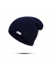 Moda czapka z dzianiny czapki Skullies dla kobiet ciepłe czapki zimowe kolorowe czapka typu Beanie męska Outdoor narciarstwo cza