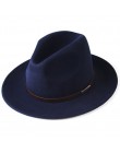 FURTALK kapelusz Fedora dla kobiet mężczyzn 100% włóczka australijska czuł szeroki kapelusz Vintage Jazz kapelusz Fedora para cz