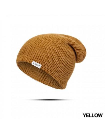 Moda czapka z dzianiny czapki Skullies dla kobiet ciepłe czapki zimowe kolorowe czapka typu Beanie męska Outdoor narciarstwo cza