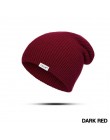 Moda czapka z dzianiny czapki Skullies dla kobiet ciepłe czapki zimowe kolorowe czapka typu Beanie męska Outdoor narciarstwo cza