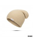 Moda czapka z dzianiny czapki Skullies dla kobiet ciepłe czapki zimowe kolorowe czapka typu Beanie męska Outdoor narciarstwo cza