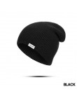 Moda czapka z dzianiny czapki Skullies dla kobiet ciepłe czapki zimowe kolorowe czapka typu Beanie męska Outdoor narciarstwo cza