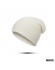 Moda czapka z dzianiny czapki Skullies dla kobiet ciepłe czapki zimowe kolorowe czapka typu Beanie męska Outdoor narciarstwo cza
