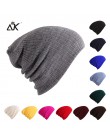Zimowe ciepłe czapki akrylowe Skullies Hip Hop z miękkiej dzianiny kapelusz czapka damska dla chłopców dziewcząt czapki na zewną