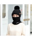2018 czapki zimowe damskie czapka z dzianiny ciepły pompon futrzany czapka Skullies czapki dla kobiet wysokiej jakości dziewczyn