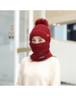 2018 czapki zimowe damskie czapka z dzianiny ciepły pompon futrzany czapka Skullies czapki dla kobiet wysokiej jakości dziewczyn