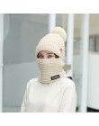 2018 czapki zimowe damskie czapka z dzianiny ciepły pompon futrzany czapka Skullies czapki dla kobiet wysokiej jakości dziewczyn